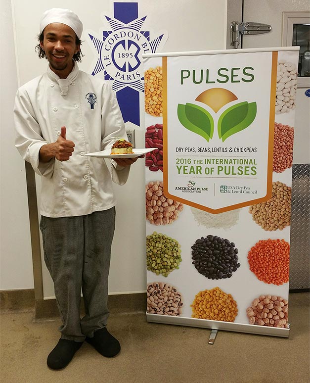 The winner of the Le Cordon Bleu pulses recipe contest