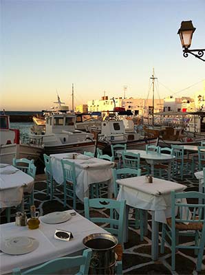 Papadakis restaurant on Paros captured the “pulse” of ancient-to-modern Greek cuisine in the 90’s.