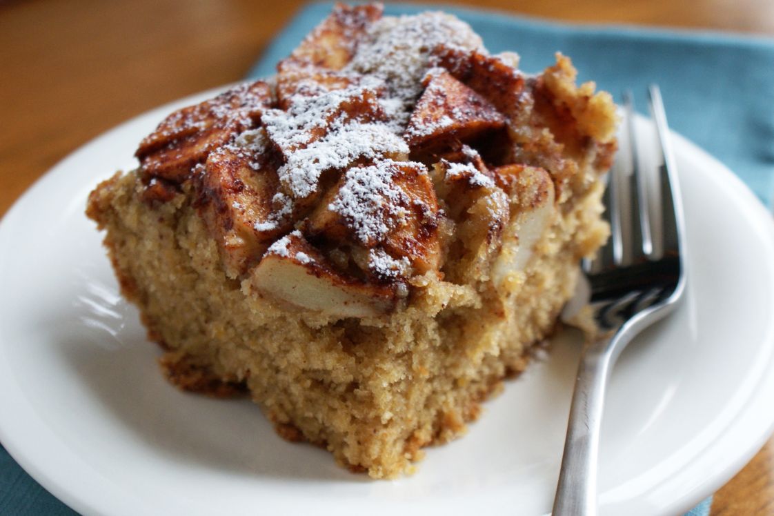 Apple Cake with Chickpea Puree