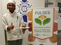 The winner of the Le Cordon Bleu pulses recipe contest