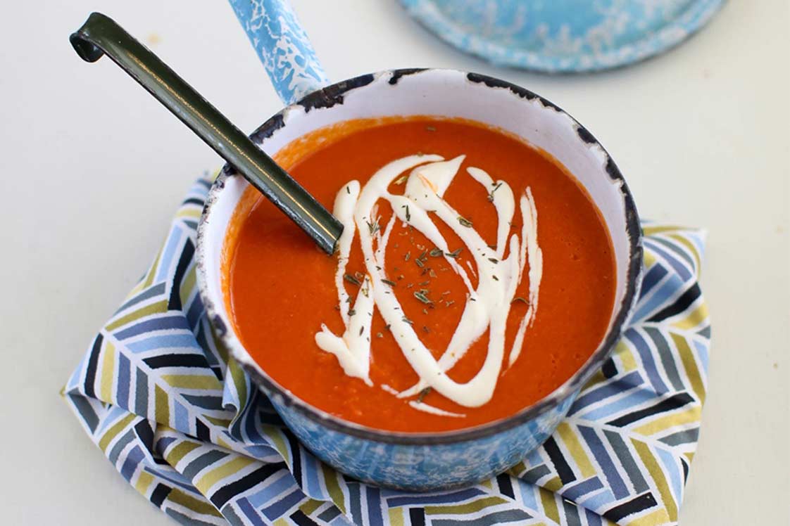Cream of Tomato & Red Lentil Soup