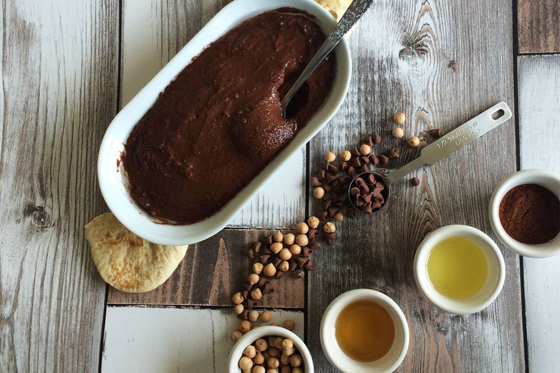  Chocolate Salted Caramel Hummus
