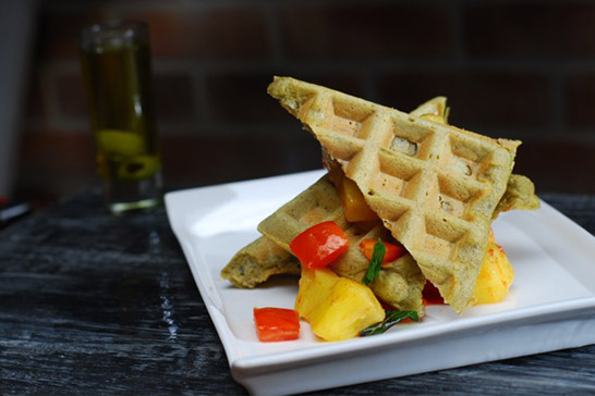 Pesarattu waffle - Gourmet Gurus, Appetizers, Snacks &amp; Sides Recipe