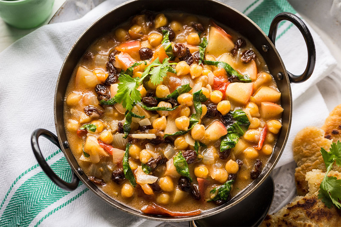 Chickpea and Spinach Curry - Mains, Salads, Soups &amp; Stews Recipe
