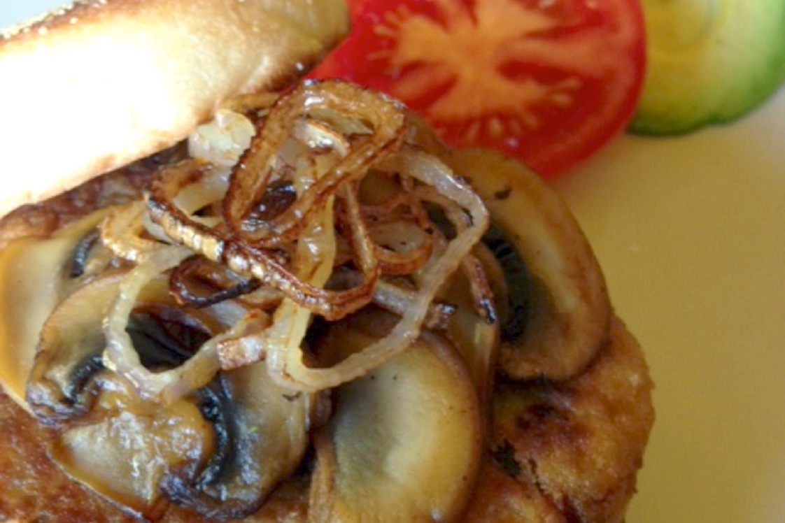 Lentil Mushroom Burger - Mains Recipe