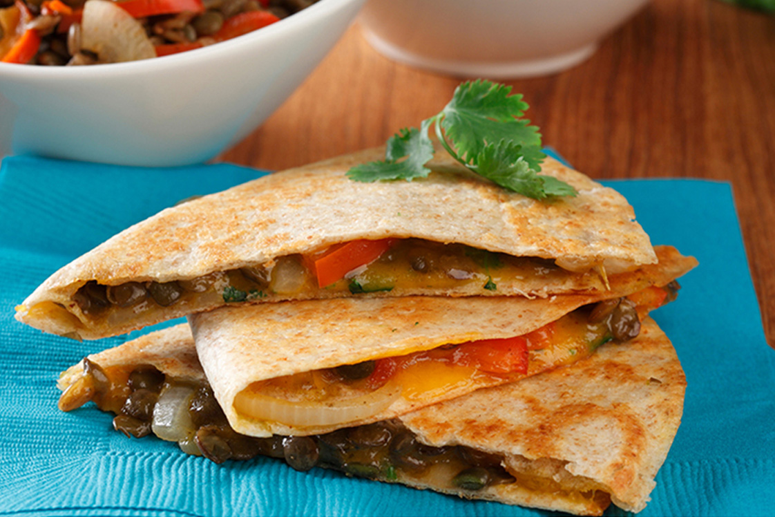Lentil Quesadillas - Mains Recipe