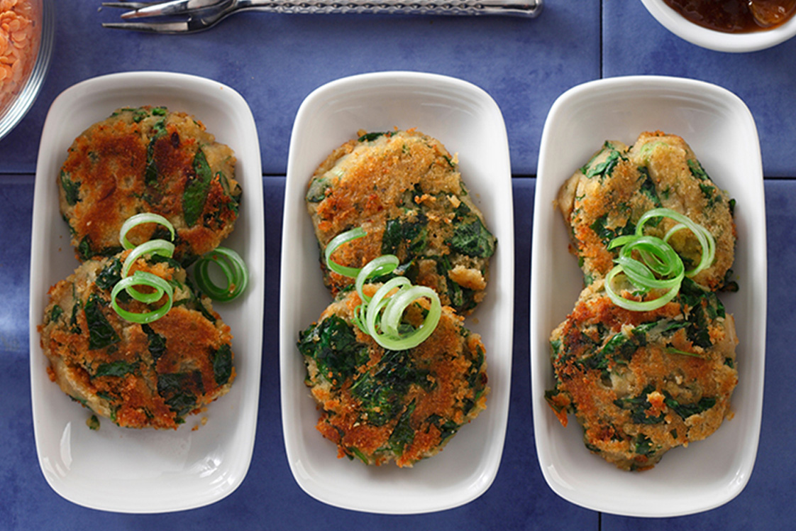 Lentil Spinach Appetizer  - Appetizers, Snacks &amp; Sides Recipe