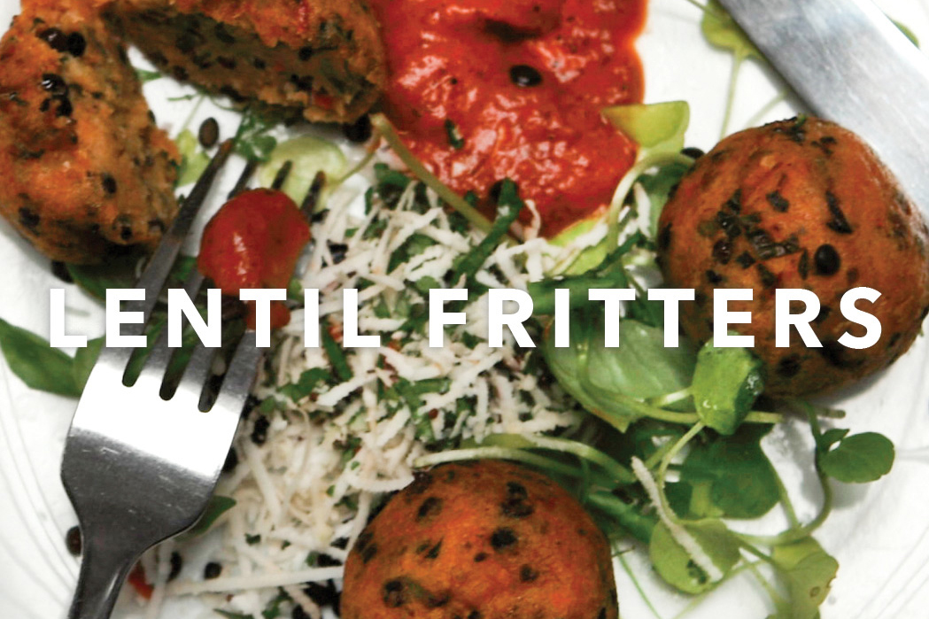 Lentil Fritters - Appetizers, Snacks & Sides Recipe