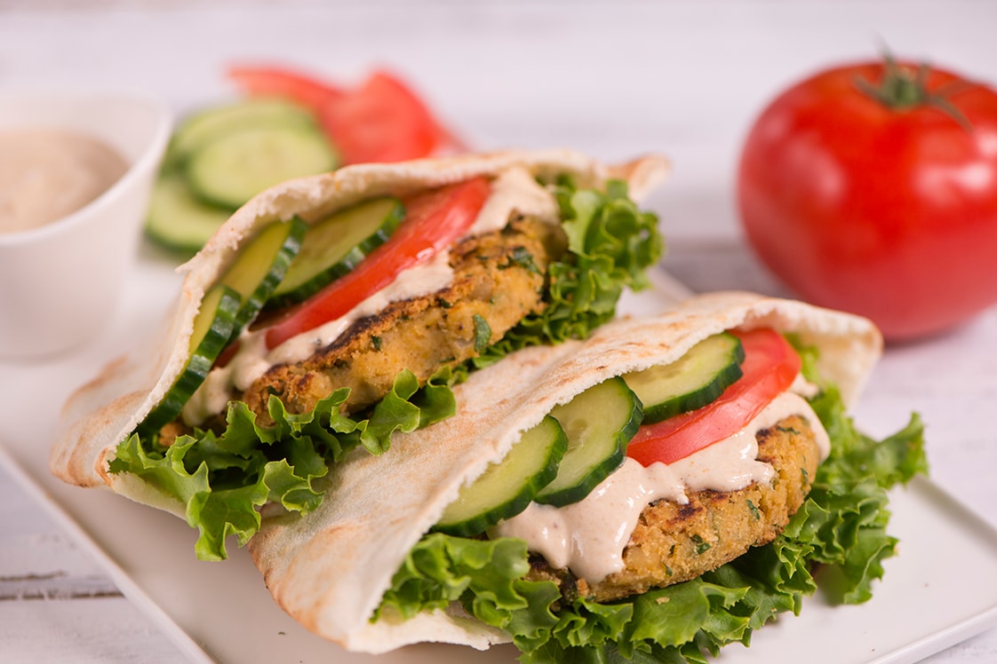 Falafelly Good Chickpea Burgers - Mains Recipe