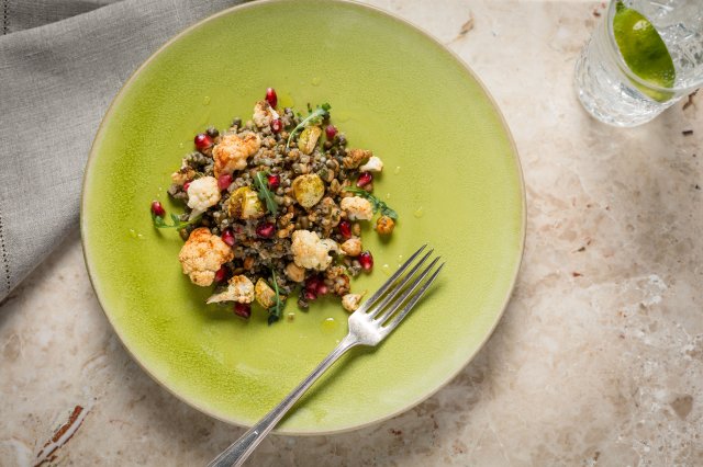 Australia, Pomegranate Quinoa Black Lentil Salad