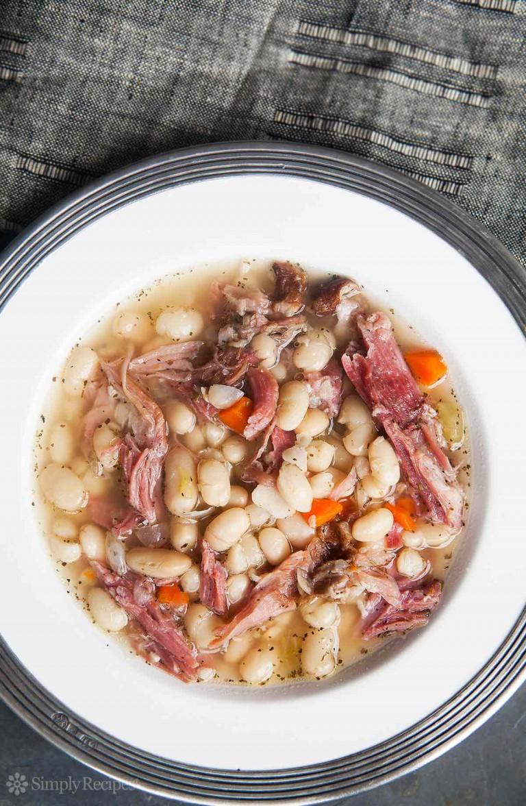 White Bean and Ham Soup - Half Cup Habit