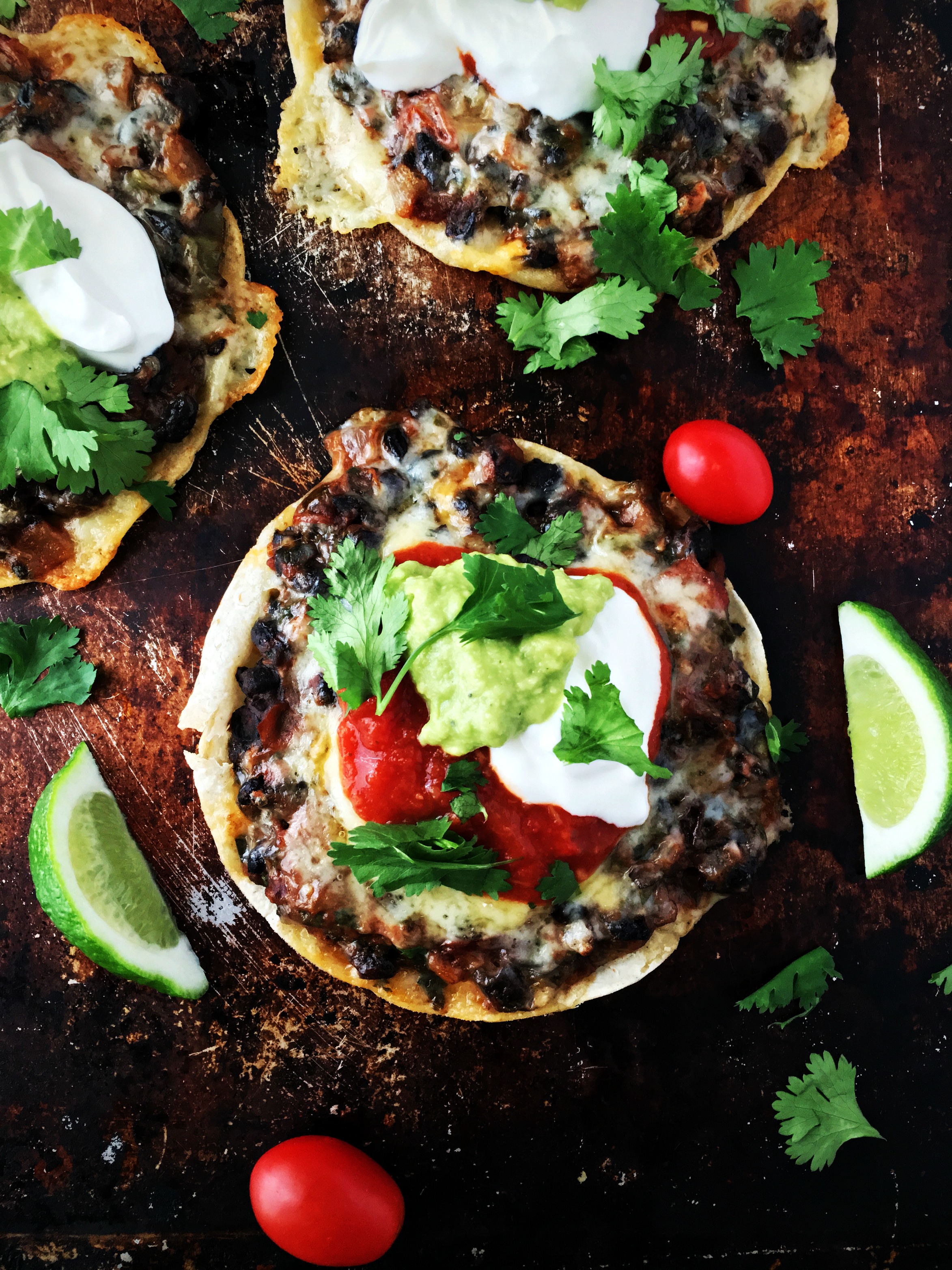Black Bean Tostada For the Love of Cooking