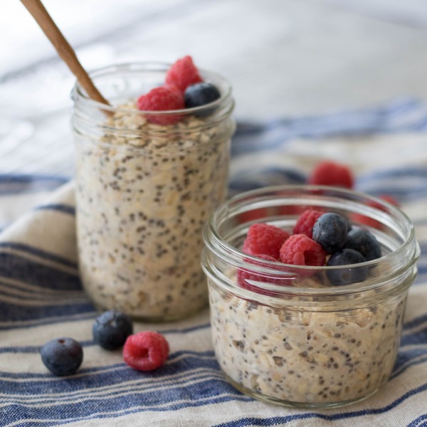 Pea Protein Overnight Oats - Half Cup Habit