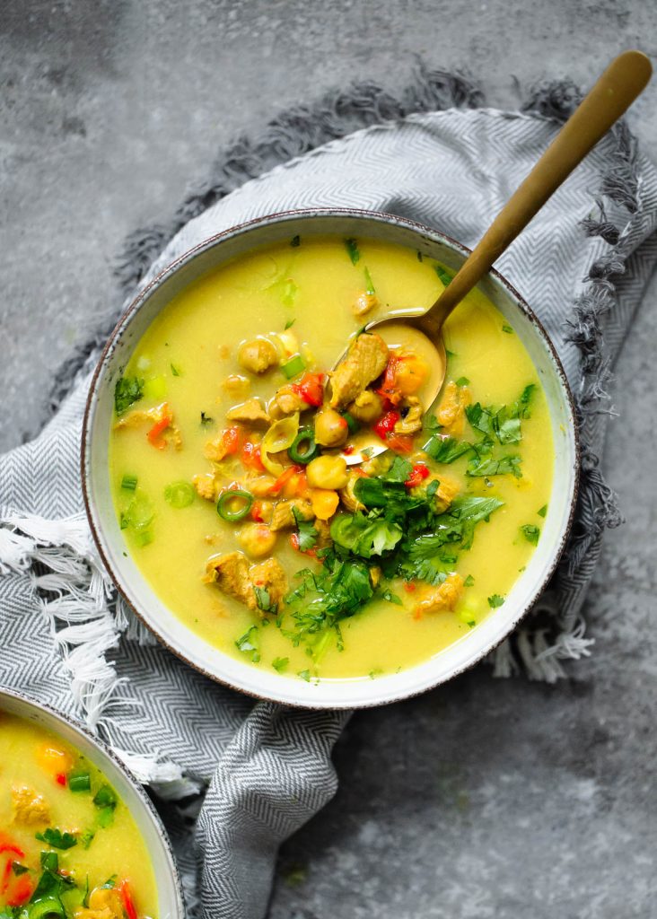 Golden Turmeric Chicken Soup Half Cup Habit