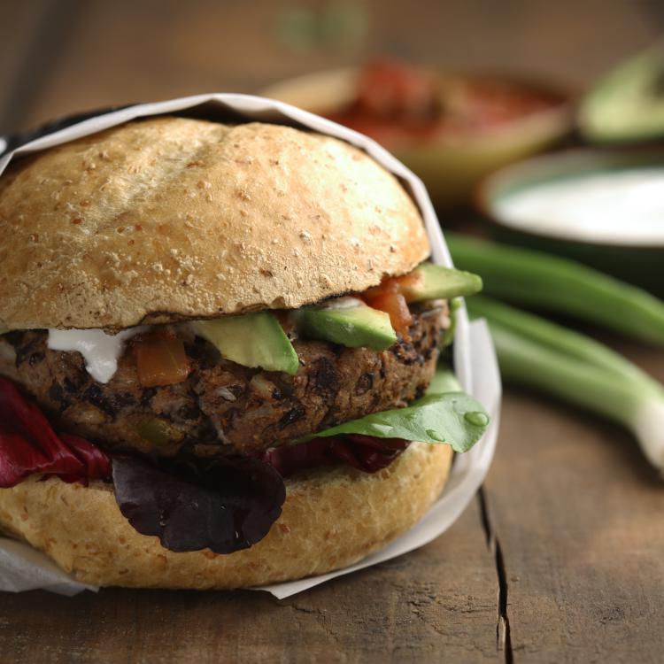 Black Bean Burgers - Half Cup Habit