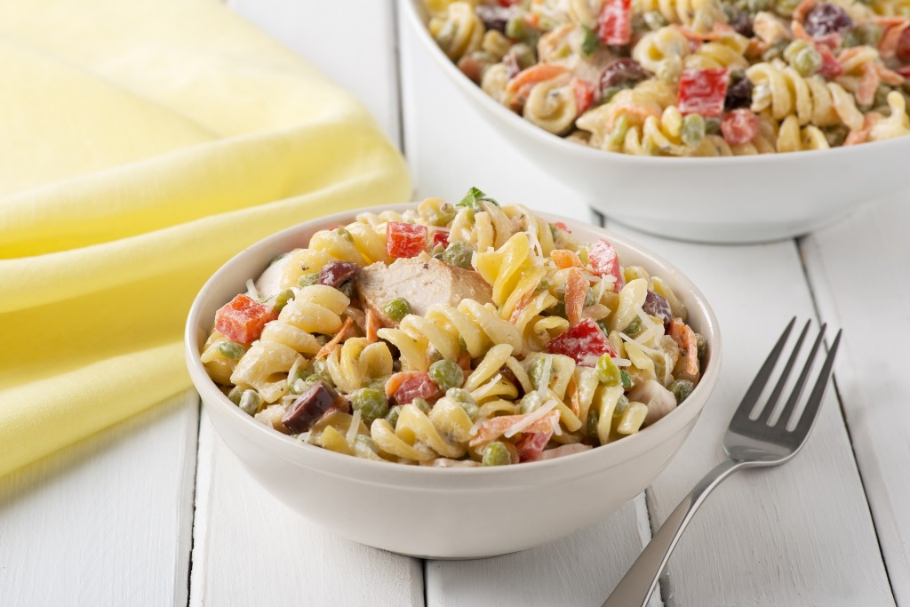 Turkey, Rotini and Split Pea Salad - Half Cup Habit