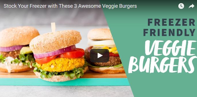 Stock Your Freezer with 3 Veggie Burger Recipes - Half Cup Habit