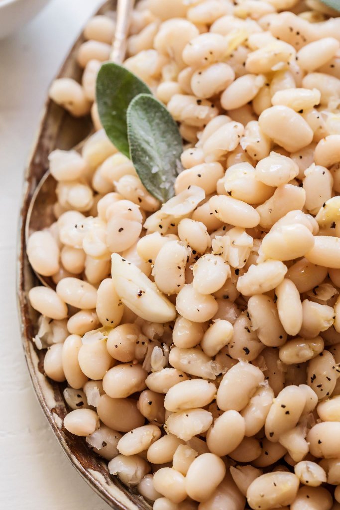 Italian-Style White Beans - Half Cup Habit