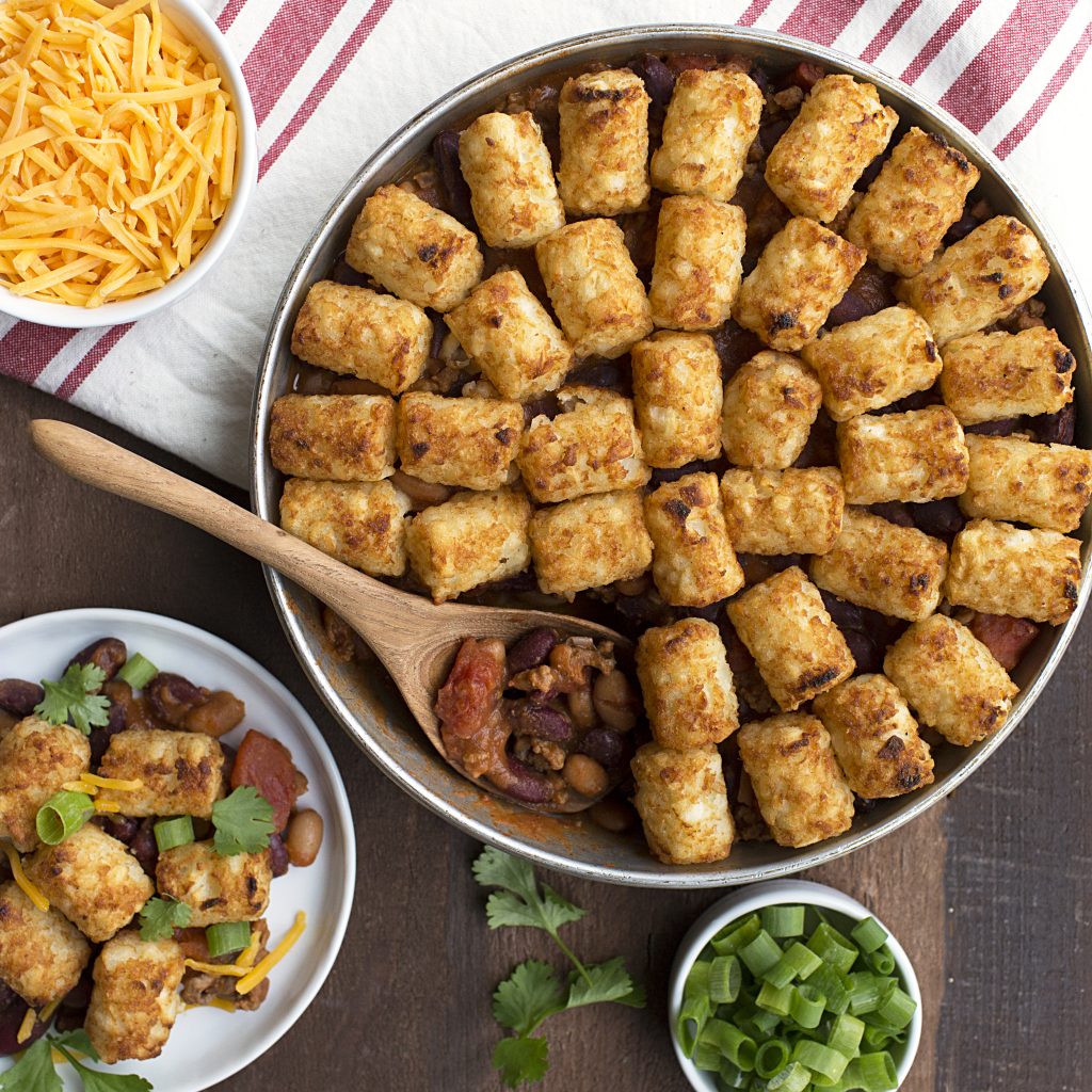 Three Bean Chili Hot Dish - Half Cup Habit