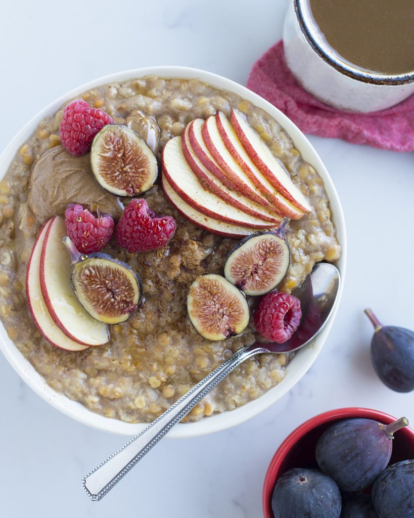 Red Lentil Power Porridge - Half Cup Habit